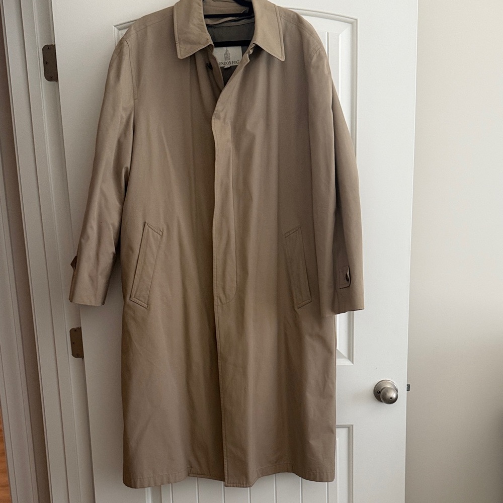 London Fog Men's Beige Trench Coat
